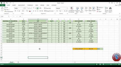 scrap metal weight calculator